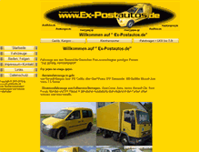 Tablet Screenshot of ex-postautos.de